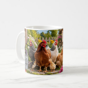 Meine Hühner sind mein glücklicher Ort Kaffeetasse