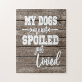 Meine Hunde; nicht nur verärgerte Zitate Puzzle