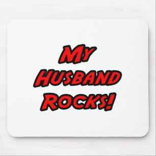 Meine Husband Rocks! Mousepad