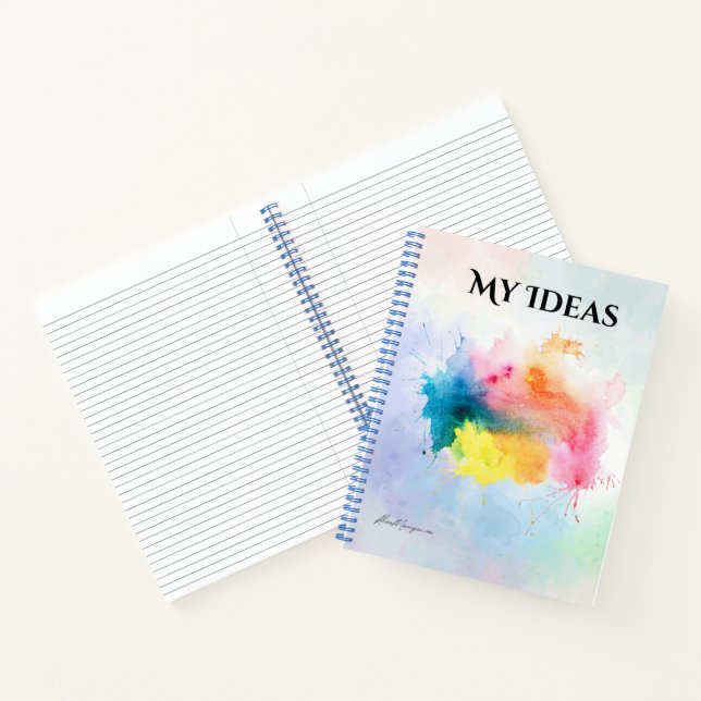 Meine Ideen 8.5x11 Notebook Notizbuch (Innenseite)