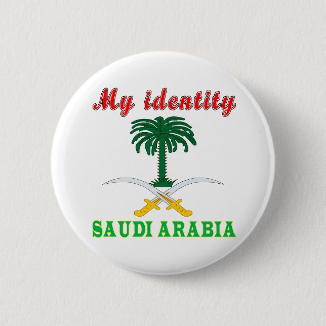 Meine Identität Saudi-Arabien Button (Vorderseite)