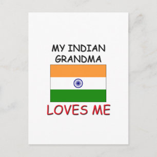 Meine indischen Oma-Lieben Postkarte