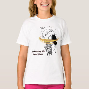 Meine innere Sonnenfinsternis - Himmelsmond-Linien T-Shirt