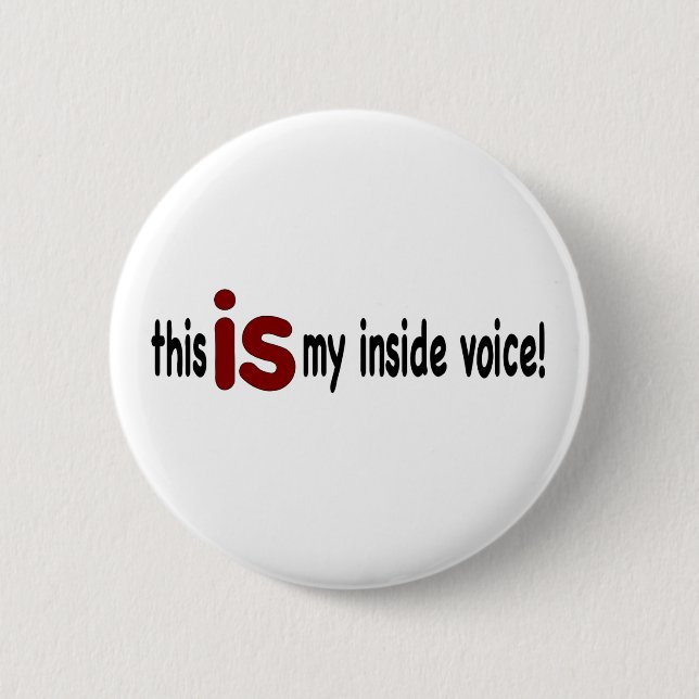 Meine innere Stimme Button (Vorderseite)