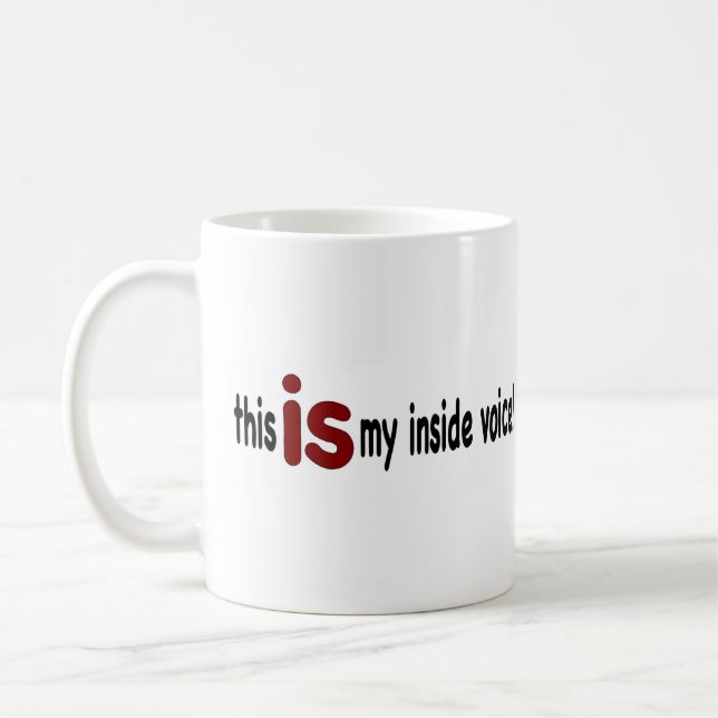 Meine innere Stimme Tasse (Links)