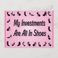 Meine Investitionen sind alle in Schuhen
