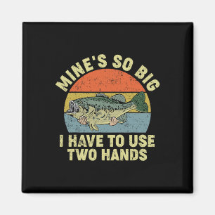 Meine ist groß, benutzt zwei Hände Byb Dad Shirt L Magnet