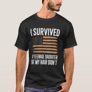 Meine jugendliche Tochter lustige amerikanische Fl T-Shirt