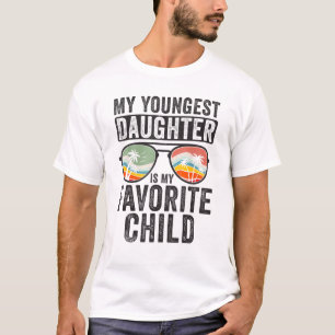 Meine jüngste Tochter ist mein Lieblingskind Vinta T-Shirt