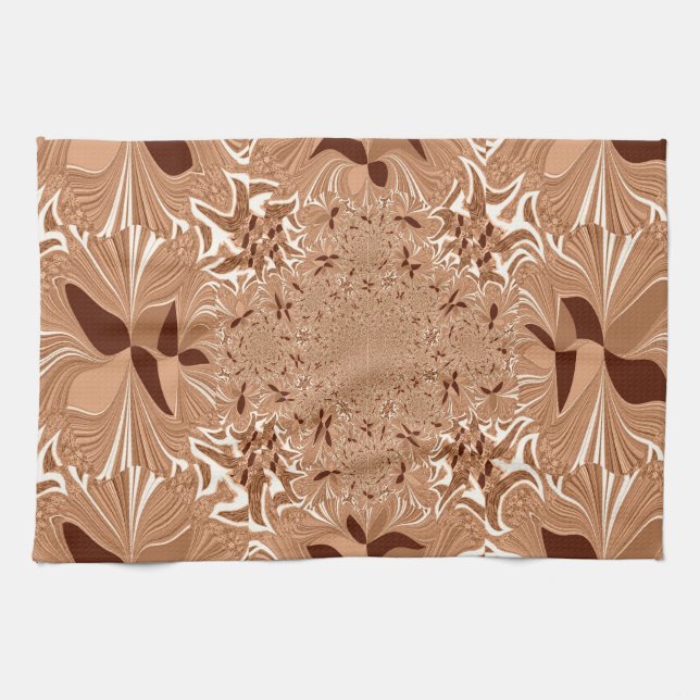 Meine Kaffeestube am Morgen Küchentuch (Horizontal)