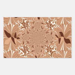 Meine Kaffeestube am Morgen Rechteckiger Aufkleber