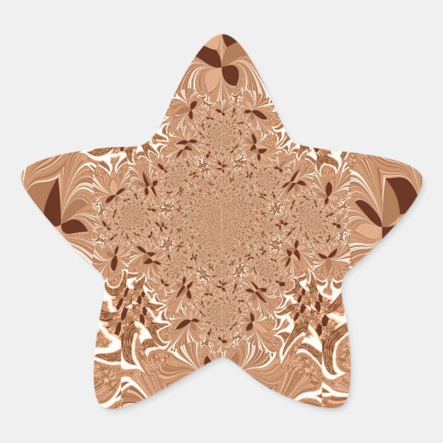 Meine Kaffeestube am Morgen Stern-Aufkleber (Vorderseite)