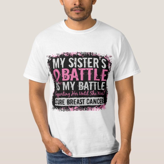 Meine Kampf-zu 2 Brustkrebs-Schwester T-Shirt (Vorderseite)