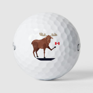 Meine kanadischen Elchgolfbälle Golfball