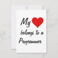 Meine Karte gehört zu einer Programmerkarte