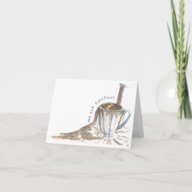 meine Karte zum Becherüberlauf (Vorderseite)