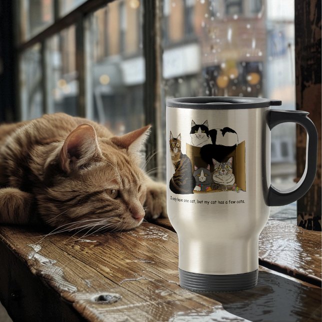 Meine Katze hat Katzen Reisebecher (Von Creator hochgeladen)