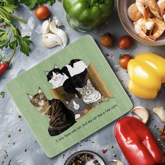 Meine Katze hat Katzen Schneidebrett (Von Creator hochgeladen)