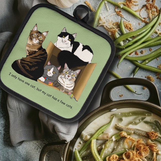 Meine Katze hat Katzen Topflappen (Von Creator hochgeladen)