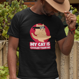 Meine Katze ist Cool als Me Funny Karate T-Shirt