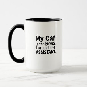 Meine Katze ist der Boss Tasse