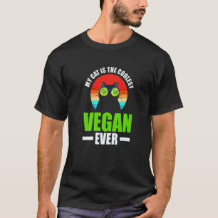 Meine Katze ist der coolste Veganer überhaupt Vege T-Shirt