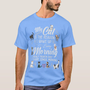 Meine Katze ist der Grund, warum ich jeden Morgen T-Shirt