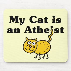 Meine Katze ist ein Atheist Mousepad