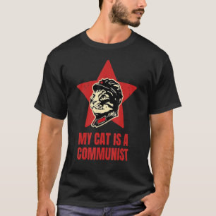 Meine Katze ist ein kommunistisches Vintages Funny T-Shirt