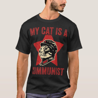 Meine Katze ist eine Vintage kommunistische Funny  T-Shirt