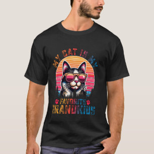 Meine Katze ist mein Lieblings-Enkelkind Lustiger T-Shirt