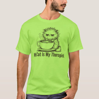 Meine Katze ist mein Therapeut. T-Shirt