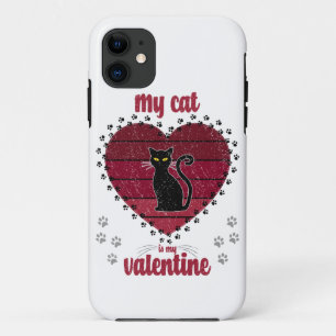 Meine Katze ist mein Valentine Niedliche Valenti Case-Mate iPhone Hülle