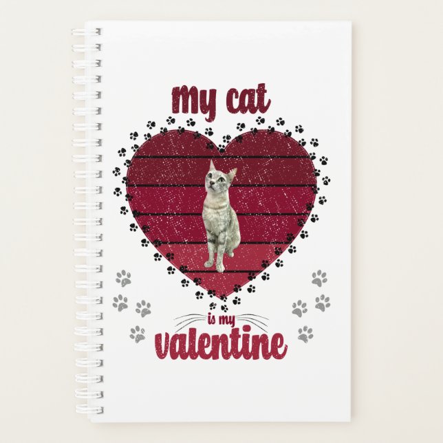 Meine Katze ist mein Valentine Planer (Vorderseite)