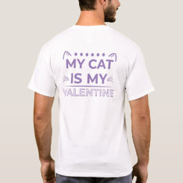 Meine Katze ist mein Valentinin-T - Shirt