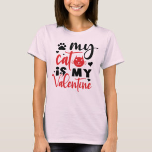 Meine Katze ist mein Valentinin-T - Shirt
