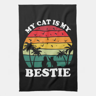 Meine Katze ist meine Bestie Geschirrtuch