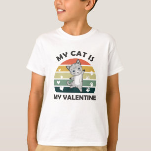 Meine Katze ist meine Niedliche Katze Vintag T-Shirt
