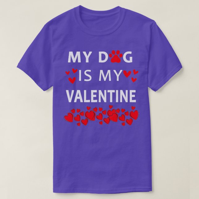 Meine Katze ist meine Valentine Kitten Lover Herzc T-Shirt (Design vorne)