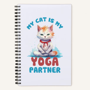 Meine Katze ist meine Yogapartnerin - eine adorabl Notizbuch