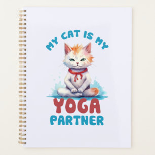 Meine Katze ist meine Yogapartnerin - eine adorabl Planer