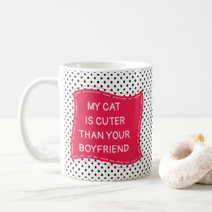 Meine Katze ist Niedlich als dein Freund Tasse