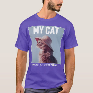 Meine Katze ist offensichtlich besser als Ihre Kat T-Shirt