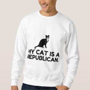 Meine Katze ist republikanisch Sweatshirt