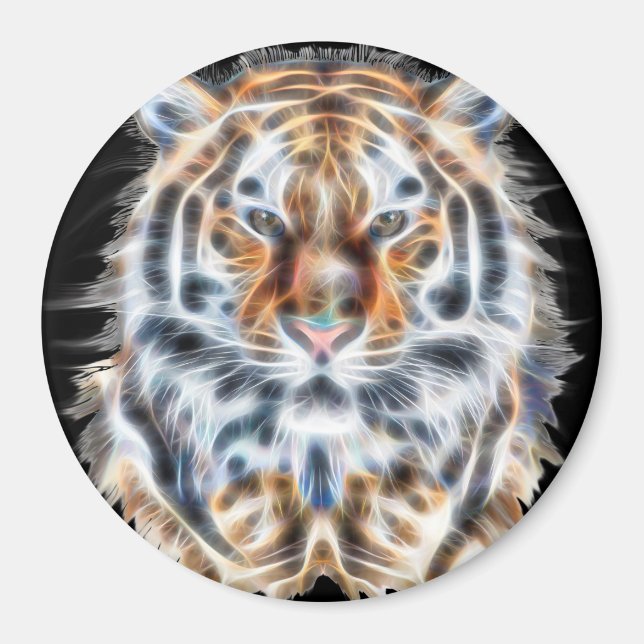 Meine Katze ist Schauspiel Up Tiger Bold Energy Magnet (Vorne)