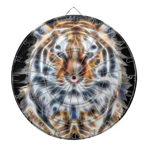 Meine Katze ist Schauspiel Up Tiger Gesichtsenergi Dartscheibe