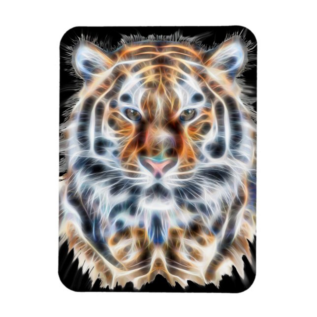 Meine Katze ist Schauspiel Up Tiger Gesichtsenergi Magnet (Vertikal)