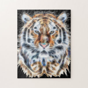 Meine Katze ist Schauspiel Up Tiger Gesichtsenergi Puzzle