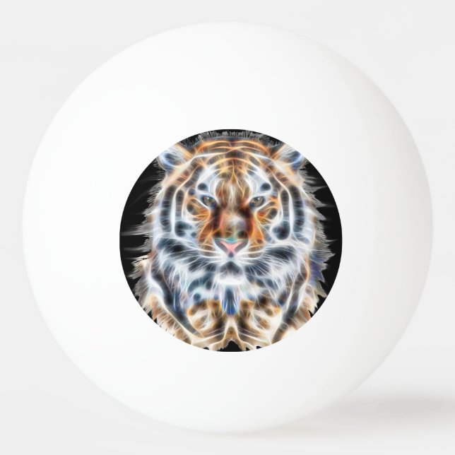 Meine Katze ist Schauspiel Up Tiger Style Energy Tischtennisball (Vorderseite)