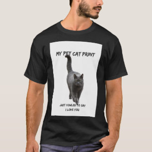 Meine Katze Print Funny Cat T - Shirt Liebe